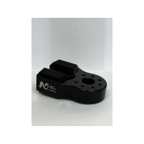 Arrêt de corde 10T aluminium noir N4-Offroad pour treuil 4x4