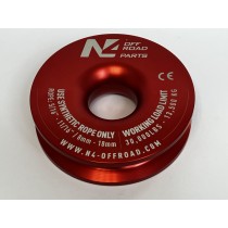 Anneau de treuillage 13.5T rouge N4-Offroad - Accessoire 4x4 robuste