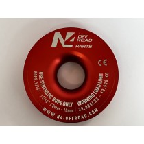 Anneau de treuillage 13.5T rouge N4-Offroad - Accessoire 4x4 robuste
