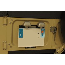 Support plaque arrière Toyota Série 40 N4-Offroad robuste acier