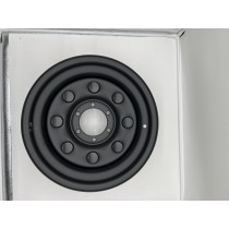 Jante acier Soft8 noire 8x16 pour 4x4 Land Cruiser, Patrol, Pajero