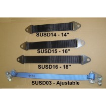 Kit sangles anti-débattement 340mm N4-Offroad, fixation facile