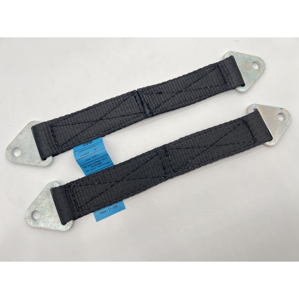 Kit sangles anti-débattement 395mm N4-Offroad, paire robuste