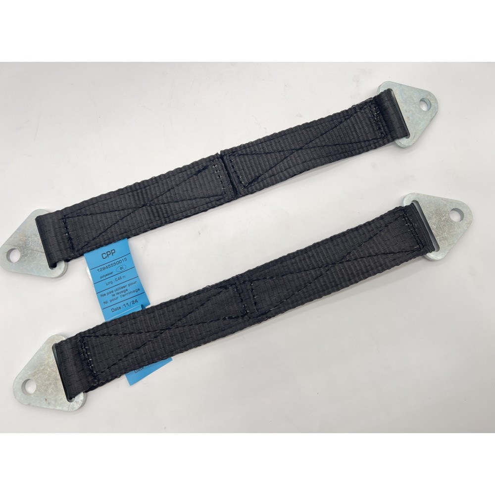 Kit sangles anti-débattement 457mm N4-Offroad, robustesse 4x4