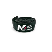 Protection corde treuil 12mm N4-Offroad noire, gaine résistante 4x4