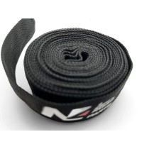 Protection corde treuil 12mm N4-Offroad noire, gaine résistante 4x4