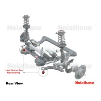 Silentbloc bras de suspension arrière Nolathane performant