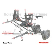 Kit 4 Silent Bloc Nolathane LJ70 LJ73 : Robustesse & Confort 4x4
