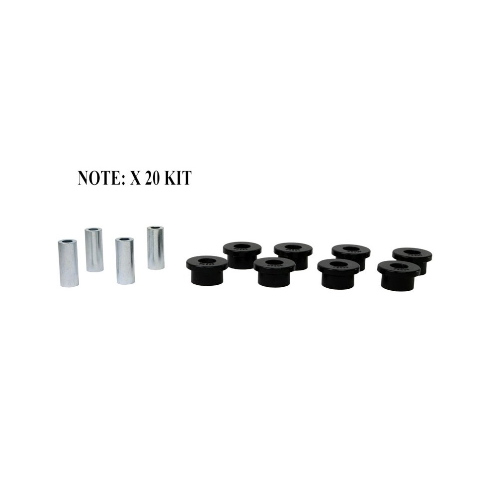 Kit silent bloc polyuréthane Nolathane tirants arrière Toyota 4x4