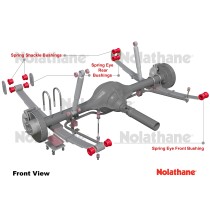 Kit silent blocs Nolathane polyuréthane pour Toyota HZJ78 arrière