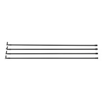 Pieds réglables extra-longs Batwing Rhino Rack – Lot de 4 robustes