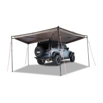 Auvent Batwing droit Rhino Rack : ombre 270° pour bivouac offroad