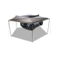 Auvent Batwing droit Rhino Rack : ombre 270° pour bivouac offroad