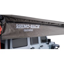 Auvent Batwing droit Rhino Rack : ombre 270° pour bivouac offroad