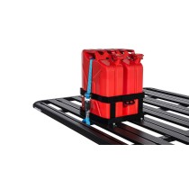 Double Vertical Jerry Can Holder Rhino Rack - Accessoire 4x4 Offroad