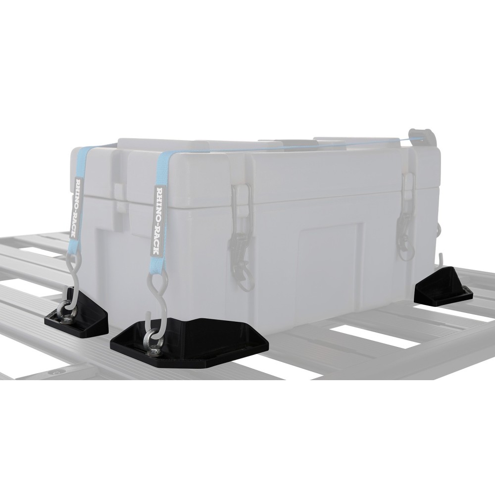 Kit 4 coins arrimage Rhino Rack pour galerie Pioneer 4x4