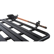 Support Multi-Usage Pelle & Conduit Rhino Rack pour Galerie de Toit