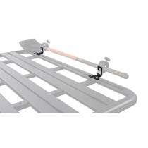 Support Multi-Usage Pelle & Conduit Rhino Rack pour Galerie de Toit