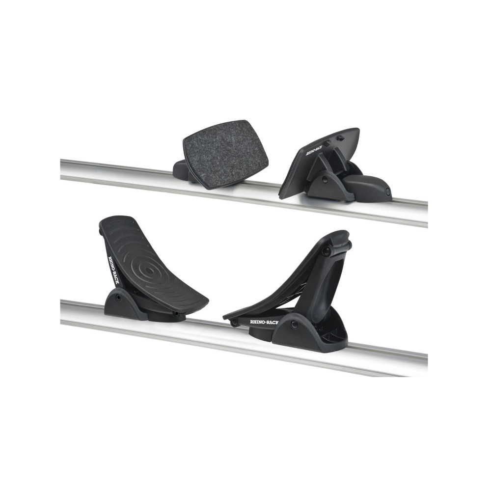 Porte-kayak Rhino Rack : kit complet chargement arrière sur galerie