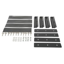 False Gutter Set Rhino Rack : Fixation idéale barres de toit 4x4