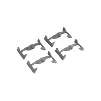Lot de 4 Clips 2500 Rhino Rack pour barres de toit 4x4 robustes