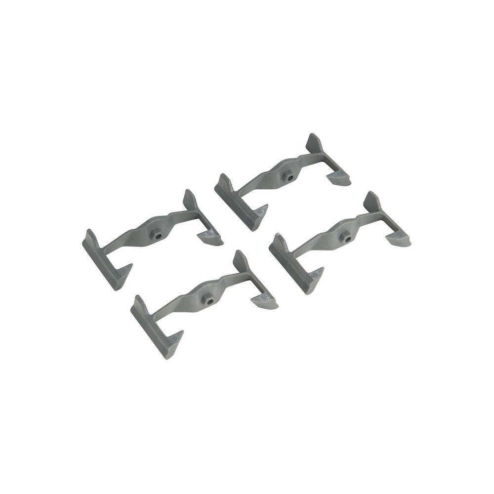 Lot de 4 Clips 2500 Rhino Rack pour barres de toit 4x4 robustes
