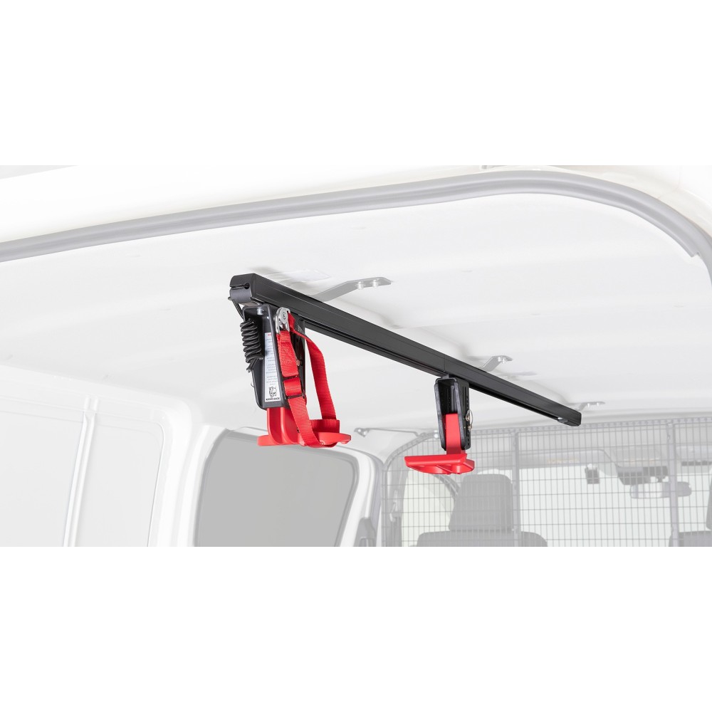 Porte-échelle interne Rhino Rack : sécurité et gain de place van
