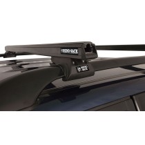 Kit 2 barres de toit noire 1120mm avec pieds CXB Heavy Duty Nissan Pathfinder Ti 1995-2001