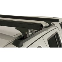 Barres de toit noires Heavy Duty Rhino Rack Navara D40 2005-2015