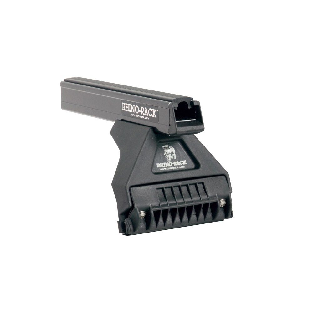 Barres de toit noires 1375mm Mitsubishi L300 Rhino Rack robustes