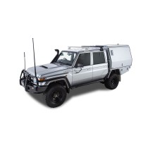 Barre de toit noire Heavy Duty 1500mm Rhino Rack pour pick-up robuste