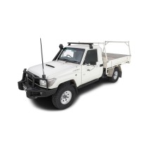 Barre de toit noire Heavy Duty 1500mm Rhino Rack pour pick-up robuste