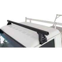 Barre de toit noire Heavy Duty 1500mm Rhino Rack pour pick-up robuste