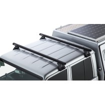 Barres de toit noires Heavy Duty 1500mm Rhino Rack pick-up 4x4