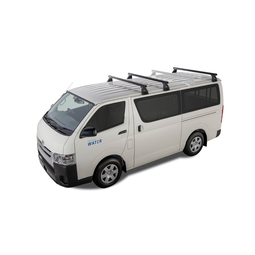 Barres de toit Heavy Duty Rhino Rack Hiace 1989-2005 – Kit 3 pièces