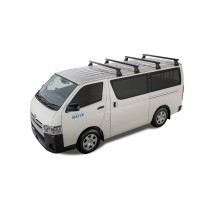Barres de toit Heavy Duty Toyota Hiace RL150 – Kit 4 pièces robuste