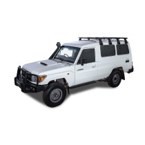 Barres de toit noires Heavy Duty 1500mm Toyota Land Cruiser 78