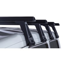 Barres de toit noires Heavy Duty 1500mm Toyota Land Cruiser 78