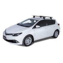Barres de toit noires Vortex 1260mm Toyota Corolla 2012-2018