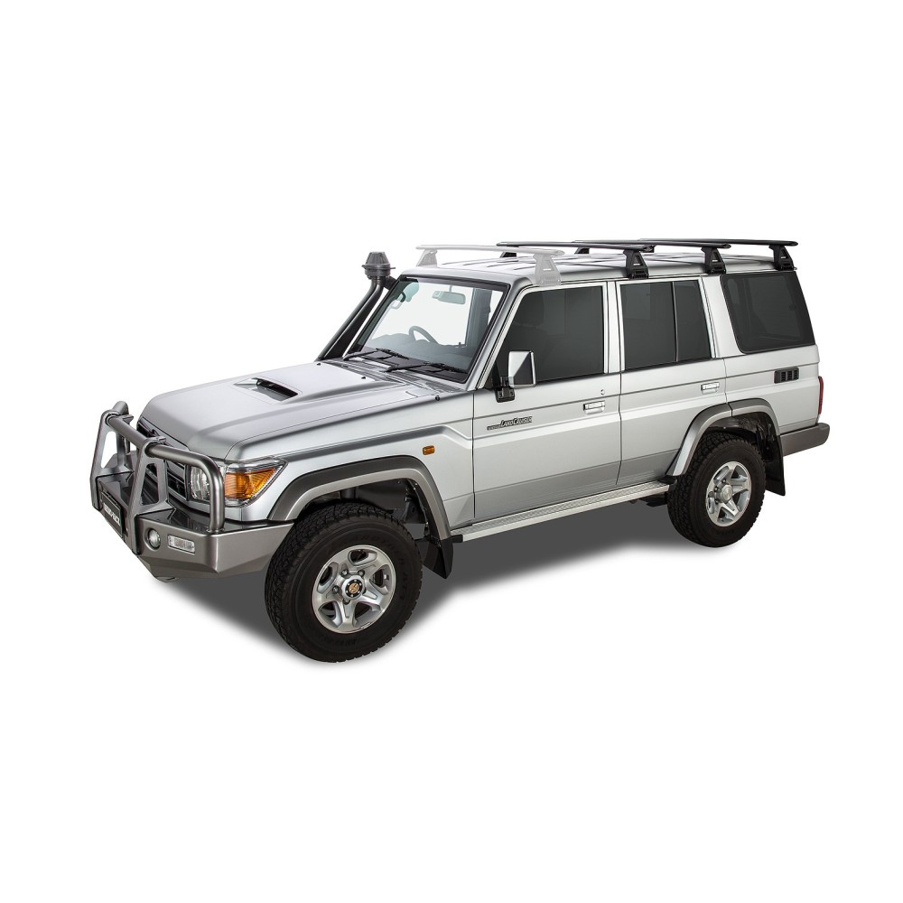 Barres de toit 1500mm Vortex RL150 noires pour Land Cruiser 76