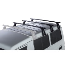 Kit 3 Barres de Toit Vortex 1500mm Noir Toyota Land Cruiser 78