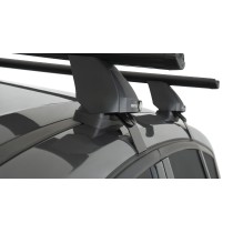 Barres de toit noires Vortex 1370mm Rhino Rack – Kit complet robuste