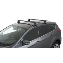 Barres de toit noires Vortex 1370mm Rhino Rack – Kit complet robuste