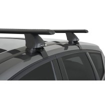 Barres de toit noires Vortex 1370mm Rhino Rack – Kit complet robuste