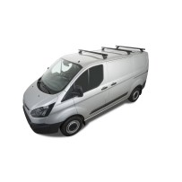 Kit 3 barres de toit noires Heavy Duty Ford Transit Custom robuste
