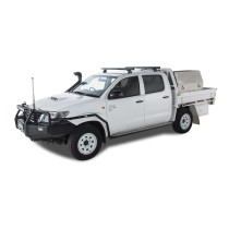Barre de toit noire 1375mm Rhino Rack Hilux Vigo 2005-2015