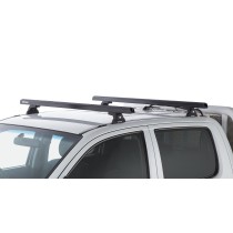 Barre de toit noire 1375mm Rhino Rack Hilux Vigo 2005-2015