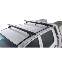 Barre de toit noire 1375mm Rhino Rack Hilux Vigo 2005-2015