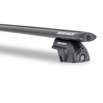 Kit 2 barres de toit noires Vortex 1370mm Rhino Rack solide