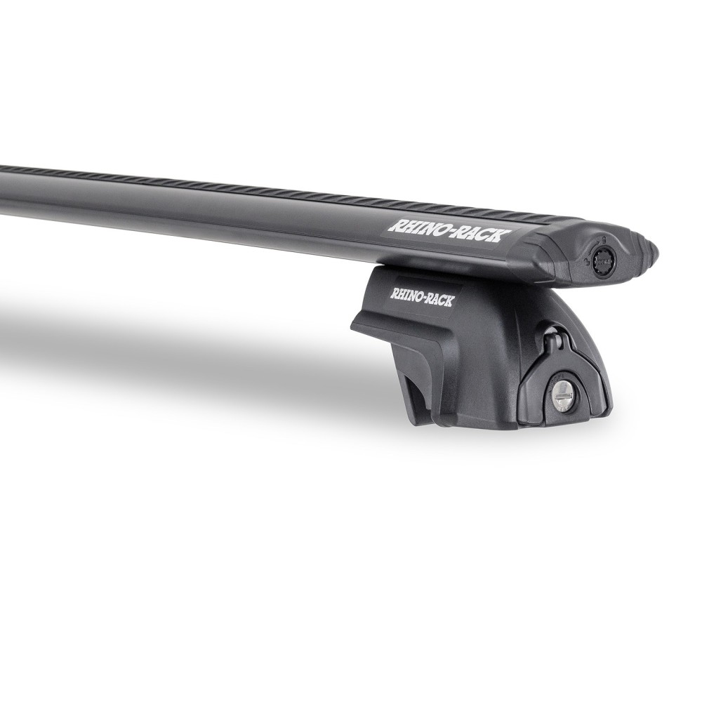 Kit 2 barres de toit noires Vortex 1370mm Rhino Rack solide